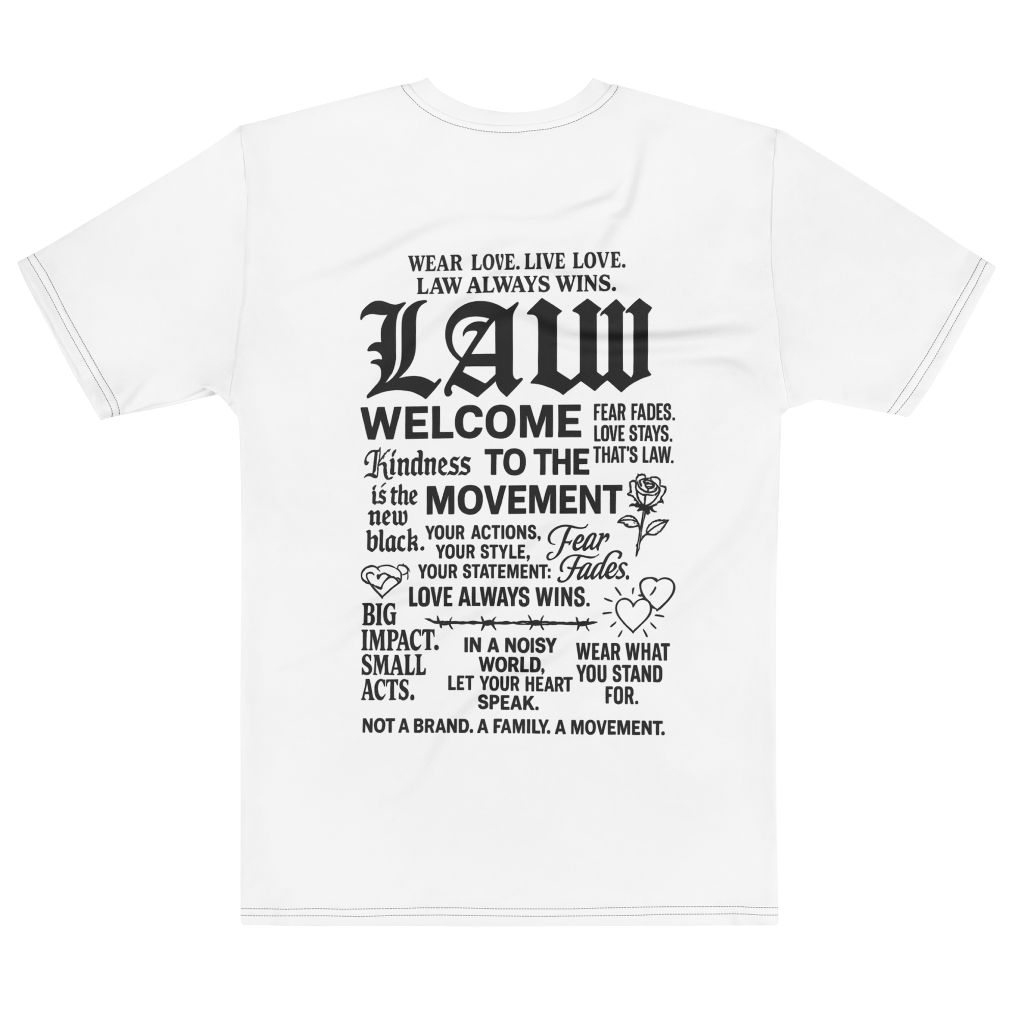 “Out in the streets” LAW Tee - spate