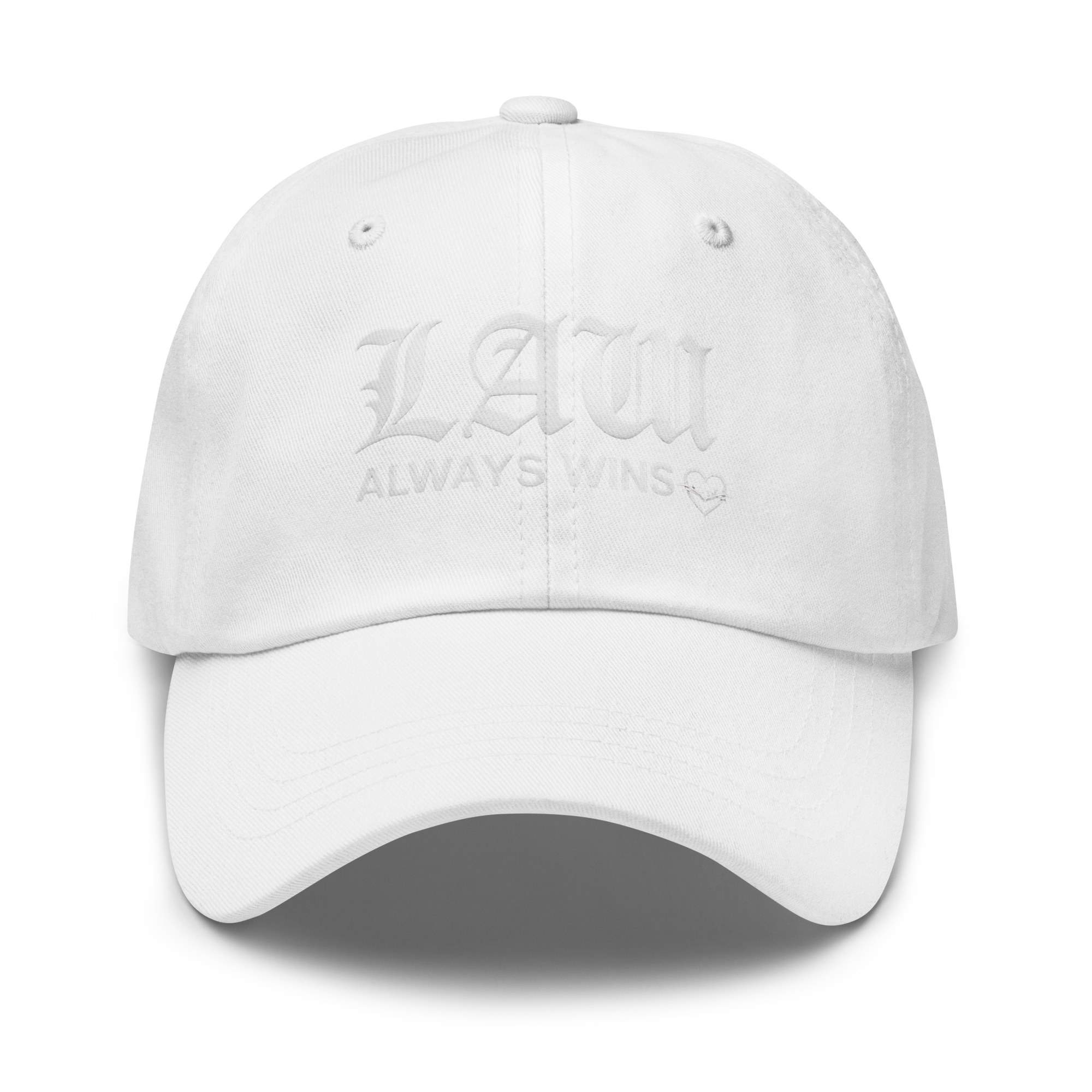 LAW All White Cap față